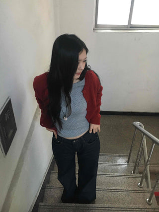 Mini Dot Slim Long Sleeve T-shirt