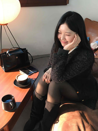 See-through Layered Fur Collar Velvet Mini Dress