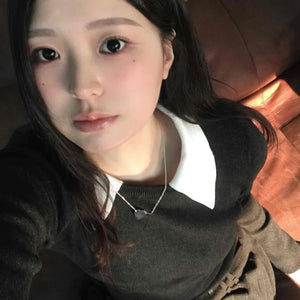 Classic layered collar sleeve mini dress