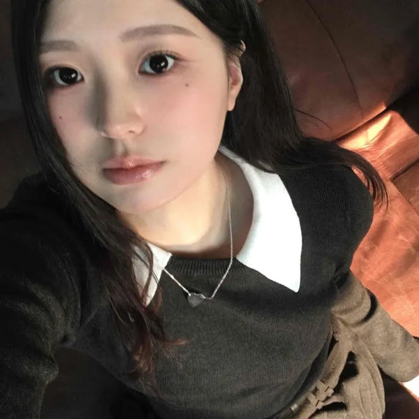 Classic layered collar sleeve mini dress