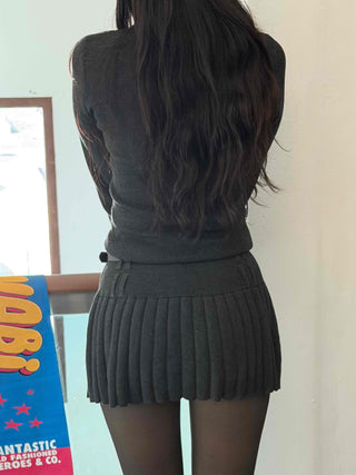 Classic layered collar sleeve mini dress