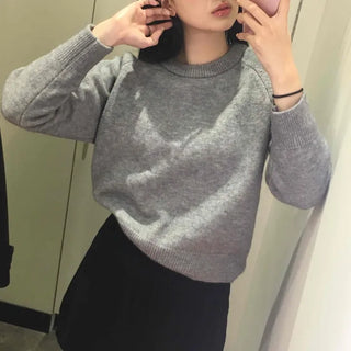 Side Snap Button Knit Flare Mini Skirt