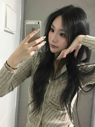 Cable Knit Zip-Up Hooded Cardigan