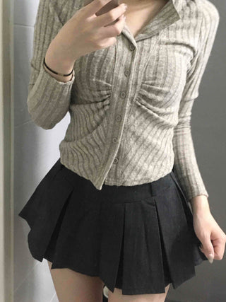 Cable Knit Zip-Up Hooded Cardigan