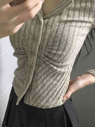 Cable Knit Zip-Up Hooded Cardigan