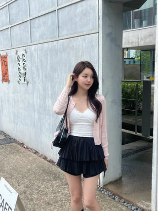 Abel Cable Knit Long Sleeve Cardigan