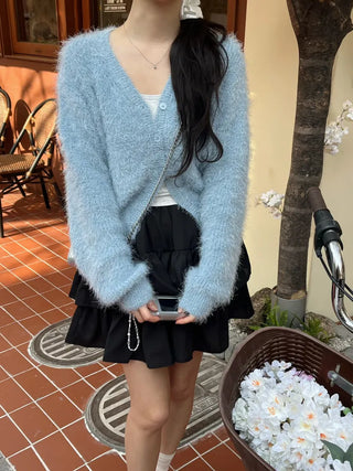 Bio Tiered Frill Elastic Mini Skirt