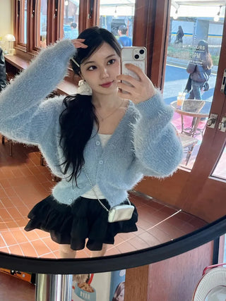 Bio Tiered Frill Elastic Mini Skirt