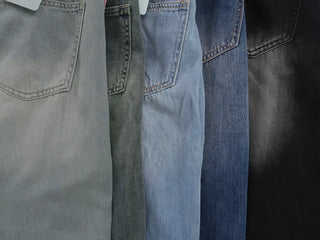 Elna Vintage Washed Wide Denim Pants