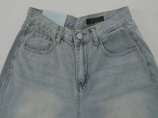 Elna Vintage Washed Wide Denim Pants