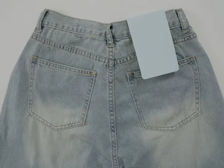 Elna Vintage Washed Wide Denim Pants