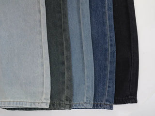 Elna Vintage Washed Wide Denim Pants