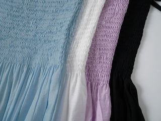 Zenb Smoke Tiered Sleeveless Long Dress