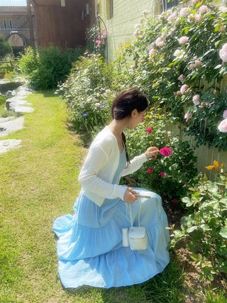 Zenb Smoke Tiered Sleeveless Long Dress