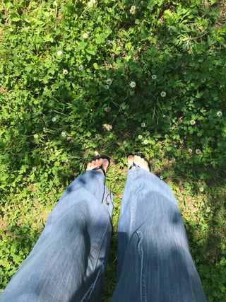Orange Cool Mega Wide Denim Elastic Waist Pants