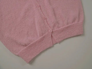 Devo V-neck long-sleeve cropped knit cardigan