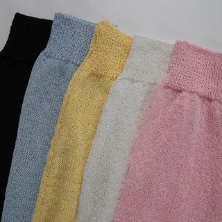 Devo V-neck long-sleeve cropped knit cardigan