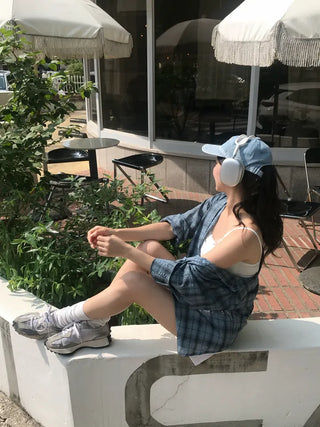 Red Stripe Summer Check Shirt
