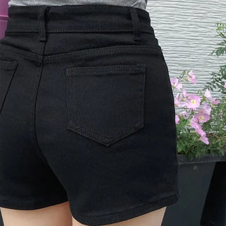 Yuka Stretchy Cheese Spandex High-Waisted Basic Shorts