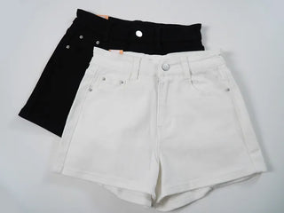 Yuka Stretchy Cheese Spandex High-Waisted Basic Shorts