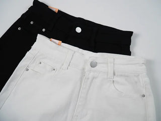 Yuka Stretchy Cheese Spandex High-Waisted Basic Shorts