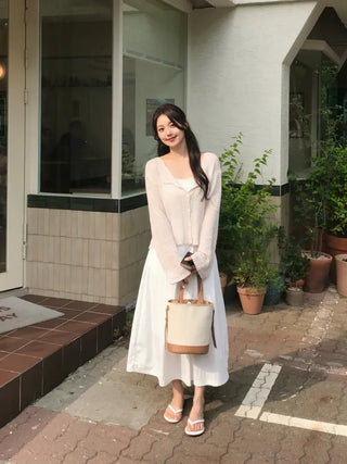 Jura Wrinkle Mesh Summer Cardigan