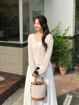 Jura Wrinkle Mesh Summer Cardigan
