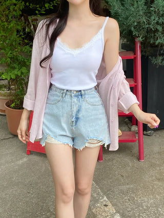 Mona Lace Strap Sleeveless