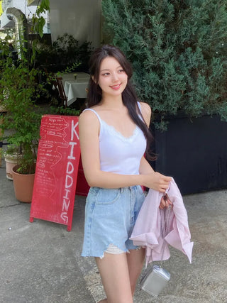 Mona Lace Strap Sleeveless