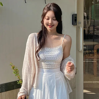 GB Petit Ribbon Lace Flower Sleeveless