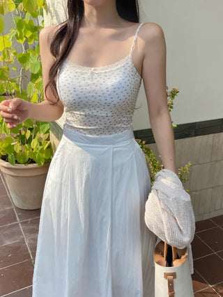 GB Petit Ribbon Lace Flower Sleeveless