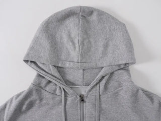 Yudi Avant Crop Zip-up Hoodie