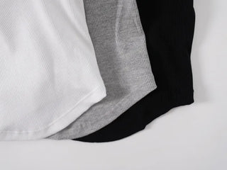 Wire Button Rolled Strap Sleeveless
