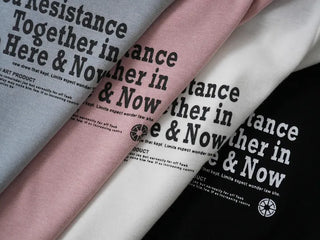 Tabin Lettering Color Block Crop Short Sleeve T-shirt