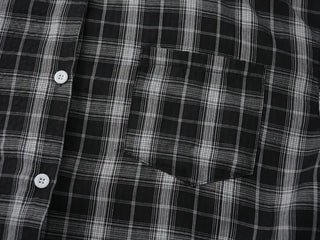 Suno Summer Linen Oversized Check Shirt