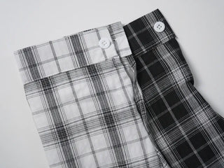 Suno Summer Linen Oversized Check Shirt