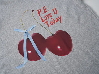 Lamo Oversized Cherry Print Short Sleeve T-shirt