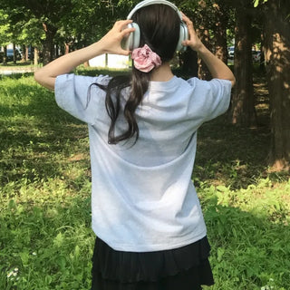 Lamo Oversized Cherry Print Short Sleeve T-shirt