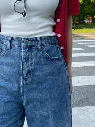 Kiyu K-U Length Denim Bermuda Shorts