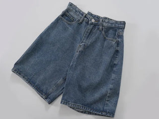 Kiyu K-U Length Denim Bermuda Shorts
