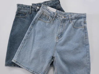 Kiyu K-U Length Denim Bermuda Shorts