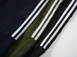 Simple Windbreaker Turtleneck Embroidered Windbreaker