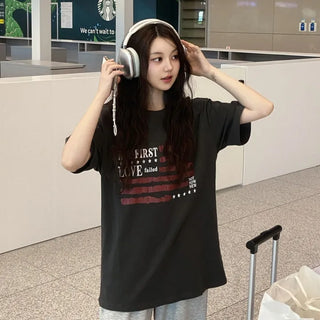 Daily American Flag Boxy Fit Short Sleeve T-shirt