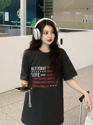 Daily American Flag Boxy Fit Short Sleeve T-shirt