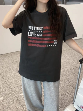 Daily American Flag Boxy Fit Short Sleeve T-shirt