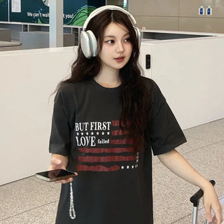Daily American Flag Boxy Fit Short Sleeve T-shirt