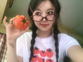 Simple Trendy Tomato Family T-shirts