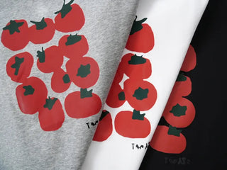 Simple Trendy Tomato Family T-shirts