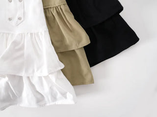 Soft Tiered Mini Skirt