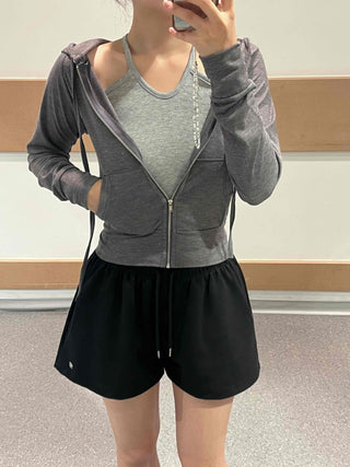 Soft Slim Fit Summer Zip-Up Hoodie
